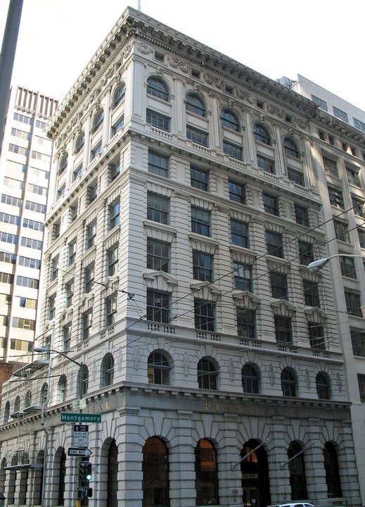 Finance History | 552 Montgomery Street, 17 August 1908 — Giannini Opened a Hall Without Cages