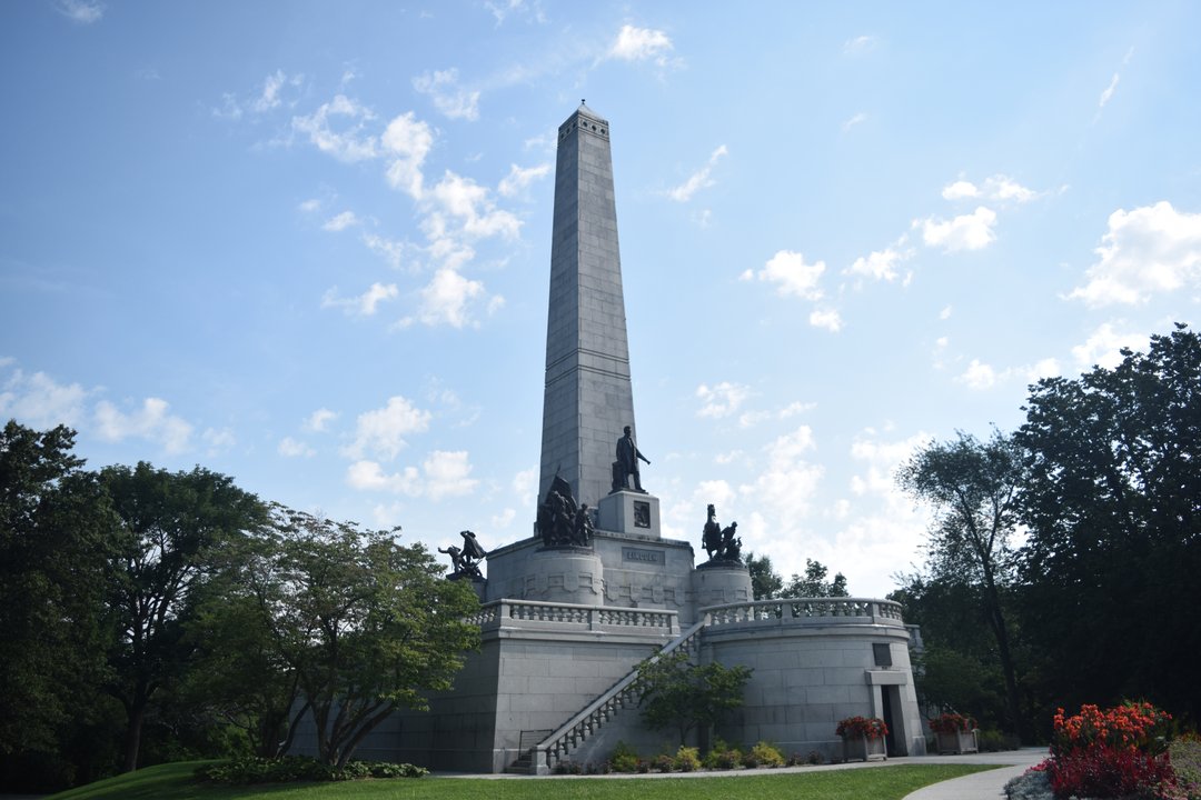Biography | Abraham Lincoln — The Tomb at Oak Ridge, After the Funeral Train