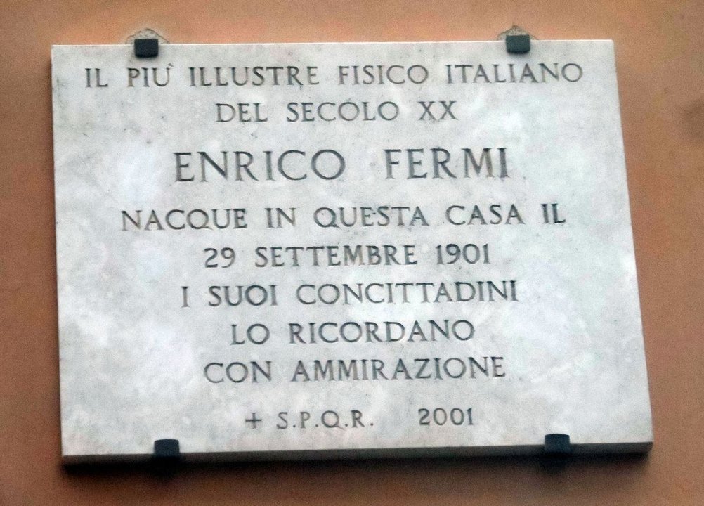 Biography | Enrico Fermi — Born Behind This Plaque on Via Gaeta