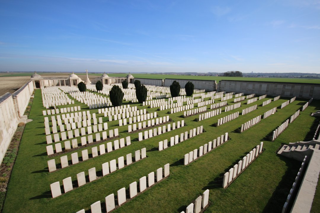 Military History | Dud Corner — The Wall Behind the Graves Carries Twenty Thousand More